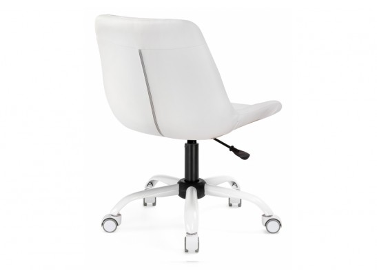 Компьютерное кресло Келми экокожа белый в Набережных Челнах