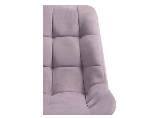 Компьютерное кресло Келми микровелюр светло-лиловый / белый глянец в Набережных Челнах