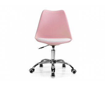 Компьютерное кресло Kolin pink / white