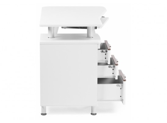 Компьютерный стол Erida 120х60х75 white в Набережных Челнах