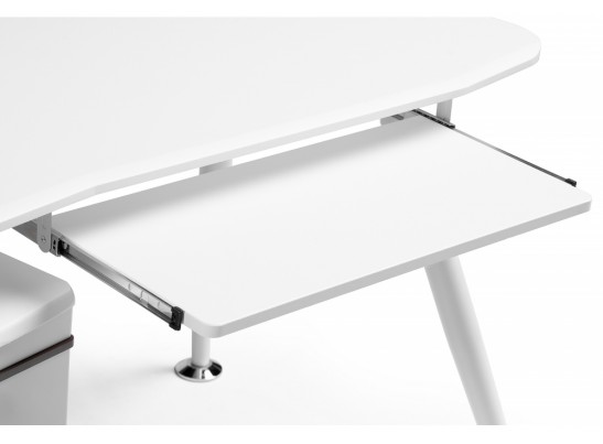 Компьютерный стол Erida 120х60х75 white в Набережных Челнах