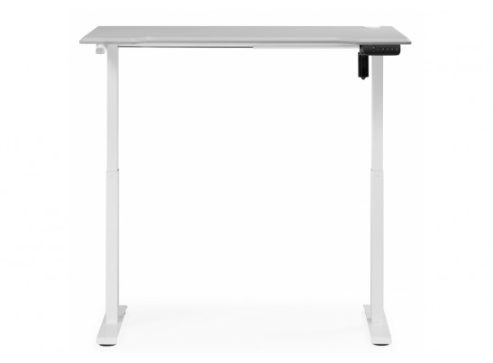 Компьютерный стол Маркос 120х75 светло-серый / белый в Набережных Челнах