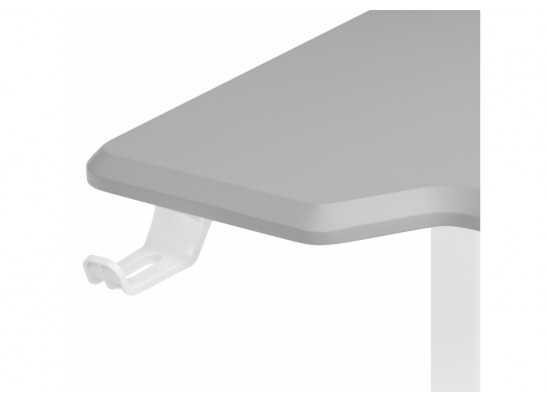 Компьютерный стол Маркос 120х75 светло-серый / белый в Набережных Челнах