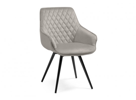 Кресло Эгел крутящееся серый / черный глянец в Набережных Челнах