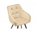 Кресло Идас крутящееся бежевый / черный глянец в Набережных Челнах