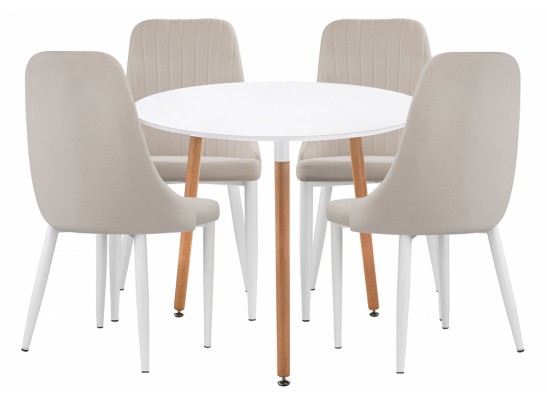 Обеденная группа Уин 90 white / beige в Набережных Челнах