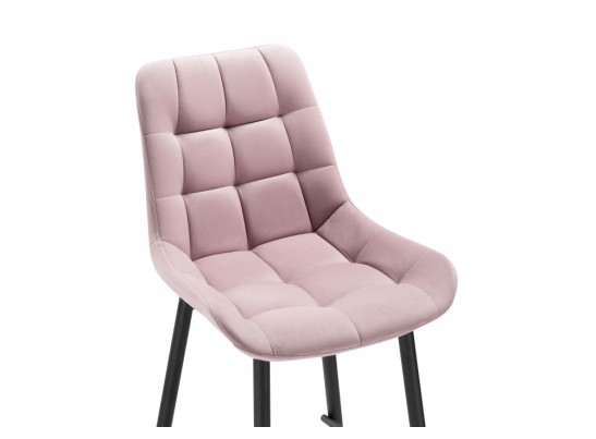 Полубарный стул Алст розовый / черный в Набережных Челнах