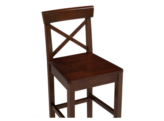 Полубарный стул Алзе темный орех в Набережных Челнах