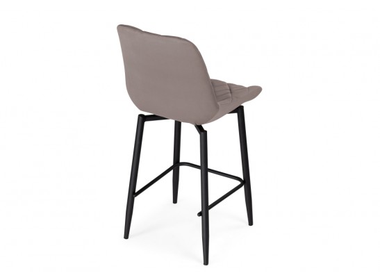 Полубарный стул Баодин К Б/К крутящийся латте / черный в Набережных Челнах