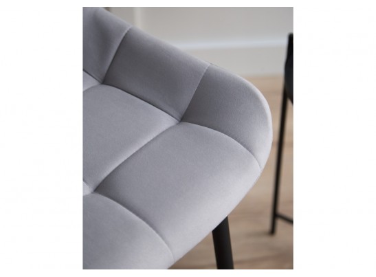 Полубарный стул Челси 360 светло-серый (zd 960) / черный в Набережных Челнах