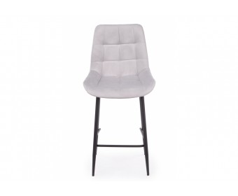 Полубарный стул Челси светло-серый (zd 960) / черный