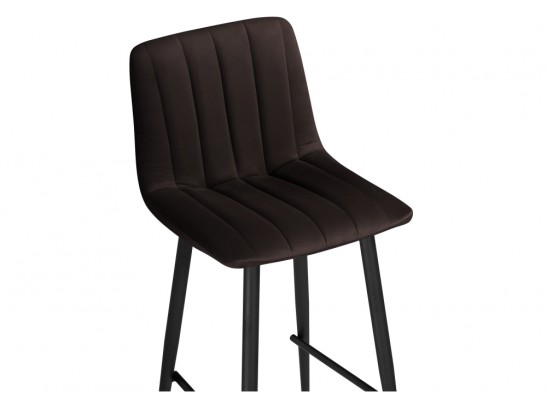 Полубарный стул Дани коричневый / черный в Набережных Челнах