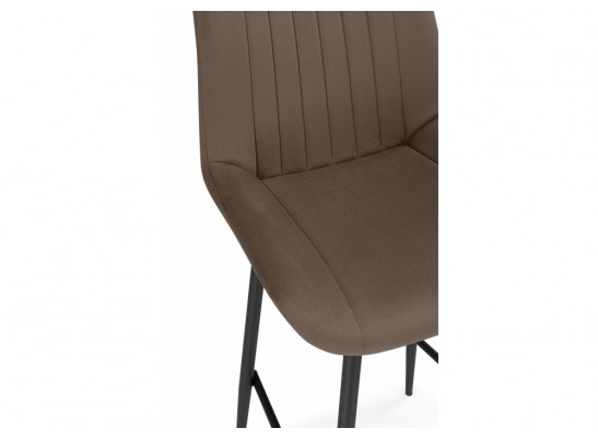 Полубарный стул Седа 360 коричневый (zd 233) / черный в Набережных Челнах