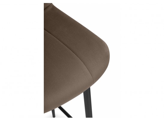 Полубарный стул Седа 360 коричневый (zd 233) / черный в Набережных Челнах