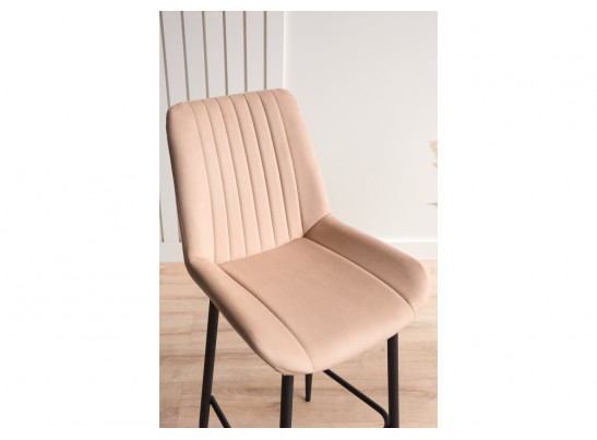Полубарный стул Седа бежевый (zd 210) / черный в Набережных Челнах
