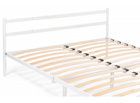 Полутораспальная кровать Фади 140х200 белая в Набережных Челнах