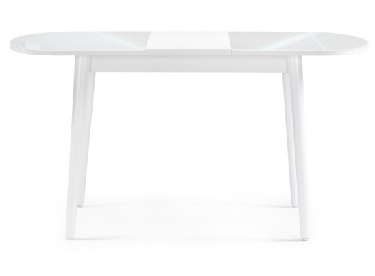 Стеклянный стол Клэйтон белый / белый в Набережных Челнах