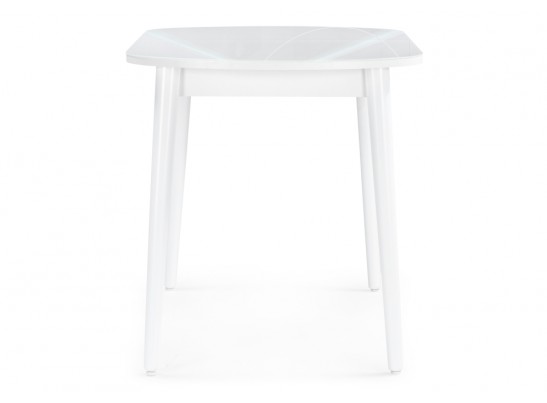 Стеклянный стол Клэйтон белый / белый в Набережных Челнах