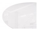 Стеклянный стол Rock 80х75 white / black в Набережных Челнах