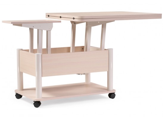 Стол-трансформер Виват светлый венге / белый в Набережных Челнах