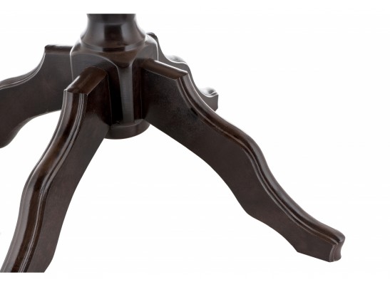 Стол Вилмар с глянцевой столешницей темное дерево в Набережных Челнах