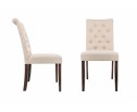 Стул Amelia dark walnut / fabric cream в Набережных Челнах