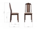 Стул деревянный Aron Soft dirty oak / beige в Набережных Челнах