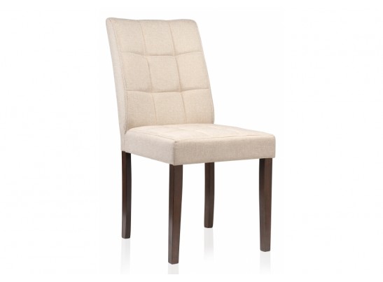 Стул Madina dark walnut / fabric cream в Набережных Челнах