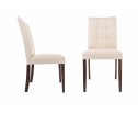 Стул Madina dark walnut / fabric cream в Набережных Челнах