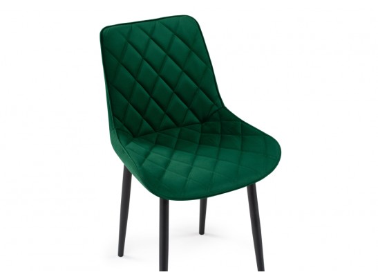 Стул на металлокаркасе Баодин Б/К зеленый / черный в Набережных Челнах