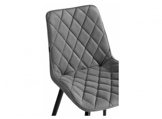 Стул на металлокаркасе Баодин черный / velutto 32 в Набережных Челнах