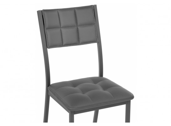 Стул на металлокаркасе Бекал темно-серый / графит в Набережных Челнах