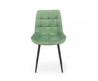 Стул на металлокаркасе Челси К фисташковый (zd 651) / черный