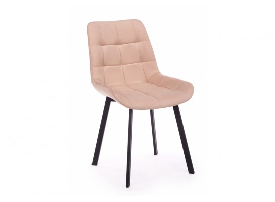 Стул на металлокаркасе Челси П бежевый (zd 210) / черный в Набережных Челнах