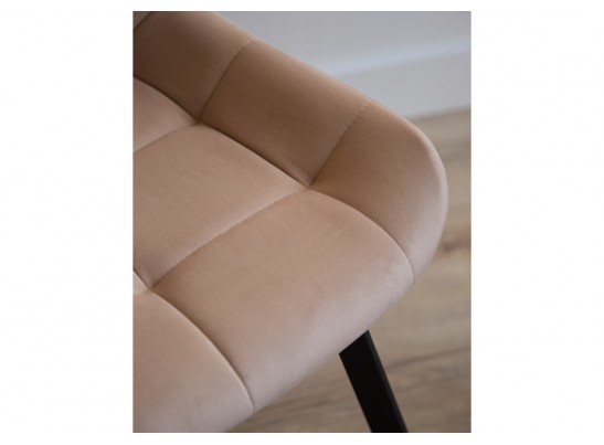 Стул на металлокаркасе Челси П бежевый (zd 210) / черный в Набережных Челнах