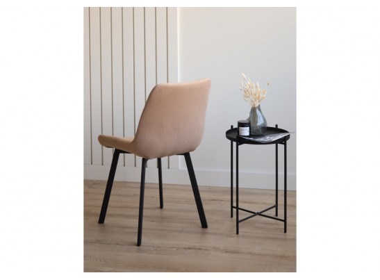 Стул на металлокаркасе Челси П бежевый (zd 210) / черный в Набережных Челнах