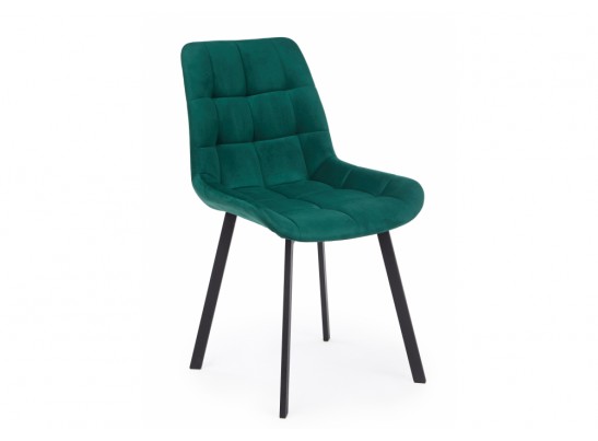 Стул на металлокаркасе Челси П зеленый (zd 667) / черный в Набережных Челнах