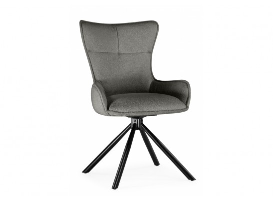 Стул на металлокаркасе Chicago light gray / black legs KD в Набережных Челнах