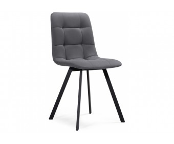 Стул на металлокаркасе Чилли темно-серый 996 / черный