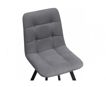 Стул на металлокаркасе Чилли темно-серый 996 / черный