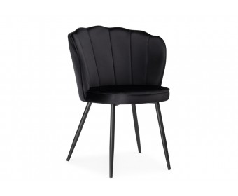 Стул на металлокаркасе Coral black