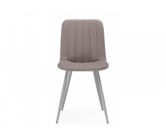 Стул на металлокаркасе Дани латте (zd 290) / серый