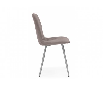 Стул на металлокаркасе Дани латте (zd 290) / серый