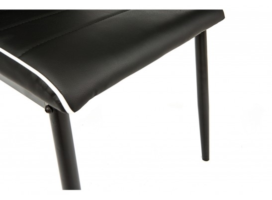 Стул на металлокаркасе DC2-001 black / white в Набережных Челнах