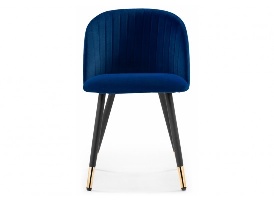 Стул на металлокаркасе Gabi dark blue / black / gold в Набережных Челнах