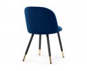 Стул на металлокаркасе Gabi dark blue / black / gold в Набережных Челнах