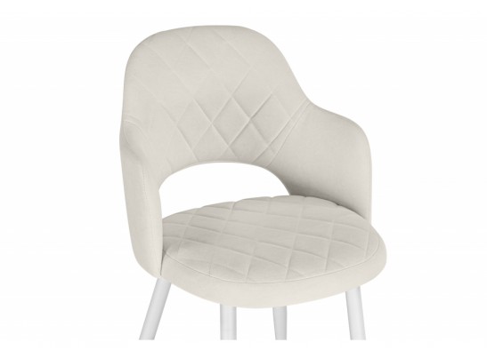 Стул на металлокаркасе Гутрид ткань RS-01 / белый в Набережных Челнах