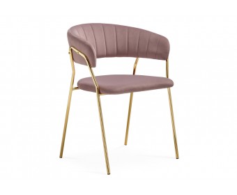 Стул на металлокаркасе Kamelia 1 light purple /gold