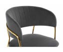 Стул на металлокаркасе Kamelia grey / gold в Набережных Челнах