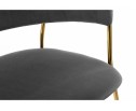 Стул на металлокаркасе Kamelia grey / gold в Набережных Челнах